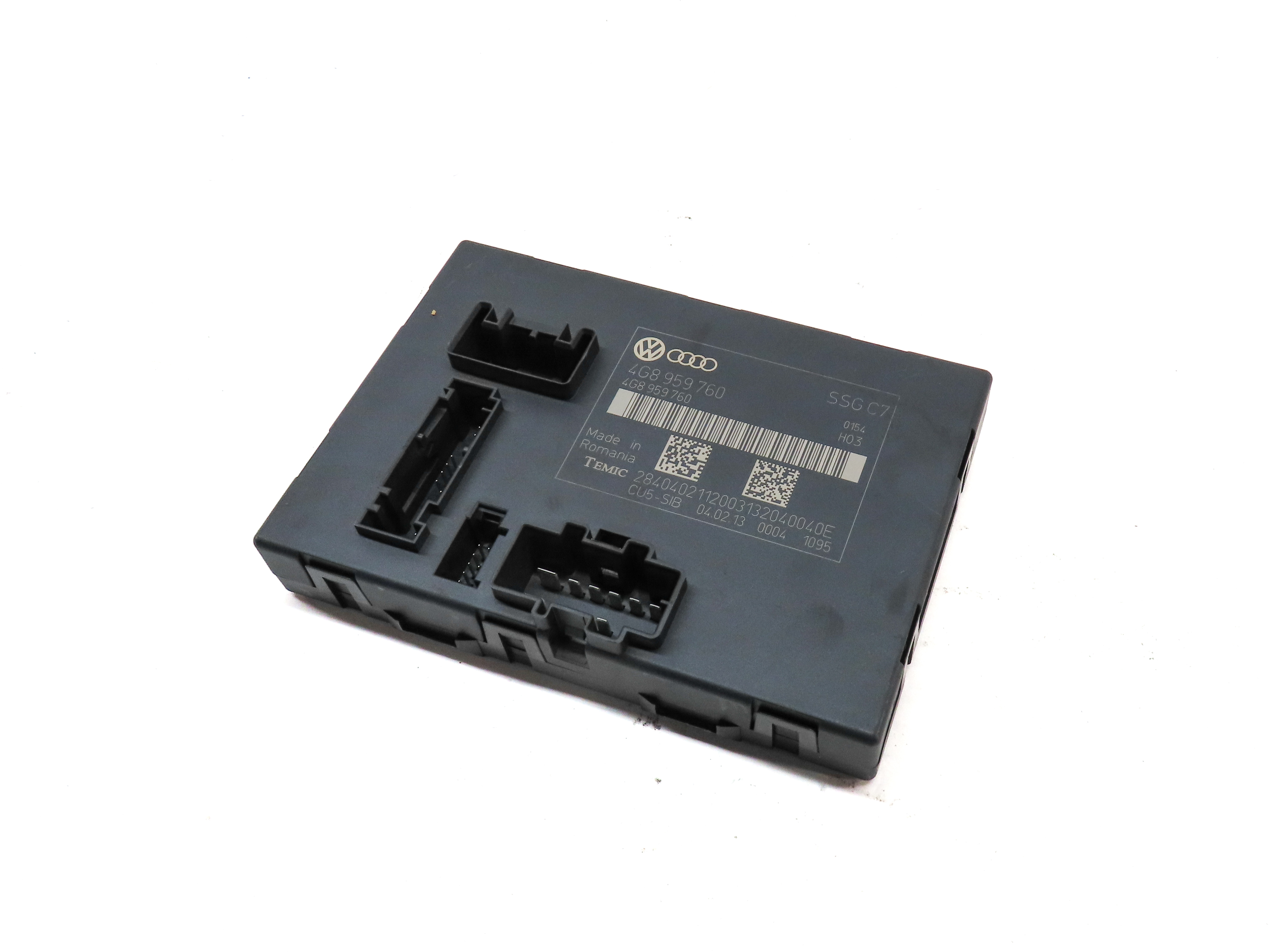 2012-2017 AUDI A6 S6 (C7) LEFT FRONT DRIVER MEMORY SEAT CONTROL MODULE — exact item pictured